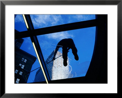 Cleaning Glass Ceiling Of 51St St. Subway Station On Manhattan's East Side, New York City, Usa by Corey Wise Pricing Limited Edition Print image