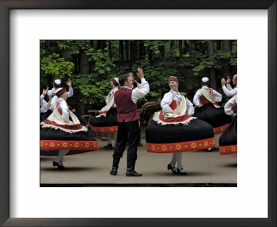 Traditional Latvian Folk Dancing, Near Riga, Baltic States by Gary Cook Pricing Limited Edition Print image