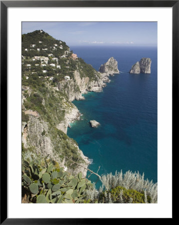 Faraglioni Rocks, Capri, Campania, Italy by Walter Bibikow Pricing Limited Edition Print image