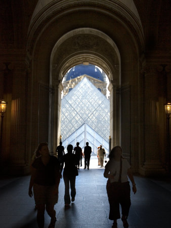 Louvre Museum, Paris, France by Robert Eighmie Pricing Limited Edition Print image