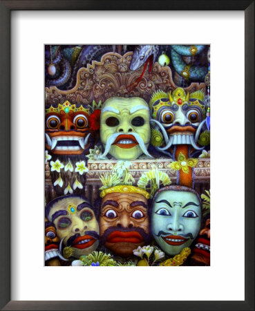 Traditional Painting At Museum Puri Lukisan, Bali, Indonesia by Stephane Victor Pricing Limited Edition Print image