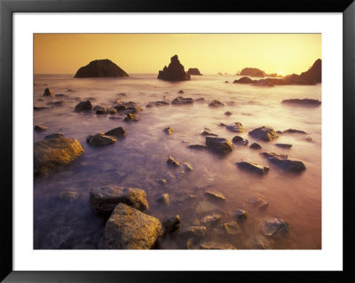 Sunset Along Crescent Beach, California, Usa by Darrell Gulin Pricing Limited Edition Print image