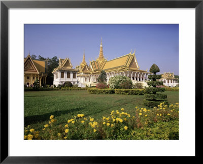 Exterior Of The Throne Hall, Royal Palace, Phnom Penh, Cambodia, Indochina, Southeast Asia, Asia by Gavin Hellier Pricing Limited Edition Print image