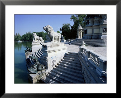 Boating Lake, Parque Del Retiro, Madrid, Spain by Jeremy Bright Pricing Limited Edition Print image
