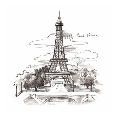 Paris France by Cynthia Rodgers Pricing Limited Edition Print image