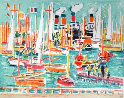 Le Port De Cannes by Robert Savary Pricing Limited Edition Print image