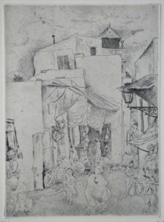 107 - Les Souks by Jules Pascin Pricing Limited Edition Print image