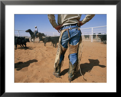A Cowboy Rounds Up Some Cattle For Branding by Jodi Cobb Pricing Limited Edition Print image
