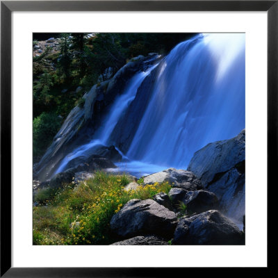 Waterfall, Sierra Nevada Mountains, Ansel Adams Wilderness Area, Usa by Wes Walker Pricing Limited Edition Print image