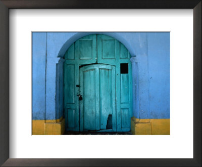 17Th Century Traditional Painted House, San Cristobel De Las Casas, Chiapas, Mexico by Jeffrey Becom Pricing Limited Edition Print image