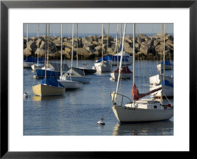 Sailboats In Rockport Harbor, Ma by Tim Laman Pricing Limited Edition Print image