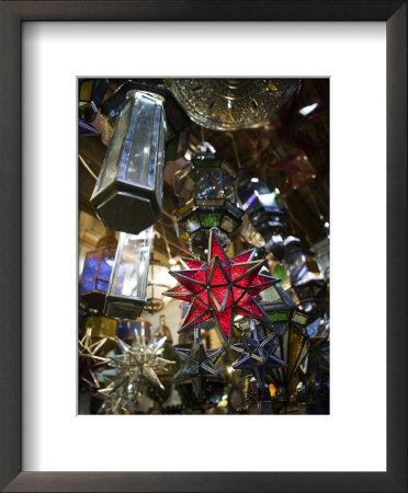 Decorative Stars, The Souqs Of Marrakech, Marrakech, Morocco by Walter Bibikow Pricing Limited Edition Print image