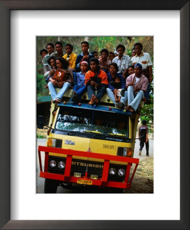 Heavily Loaded Truck, Sumba, East Nusa Tenggara, Indonesia by Paul Kennedy Pricing Limited Edition Print image
