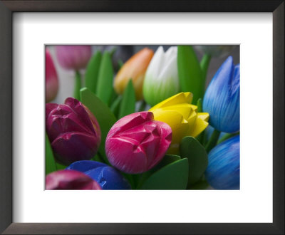 Wood Made Tulips, Rotterdam, Netherlands by Keren Su Pricing Limited Edition Print image