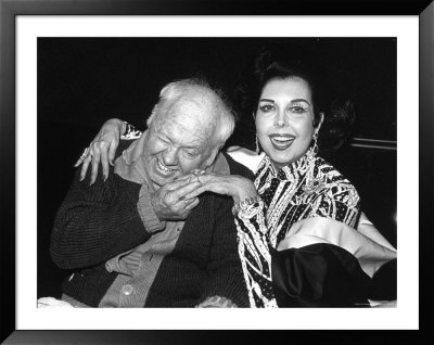 Mickey Rooney Inspecting Ann Miller's Diamond Ring At Party For Broadway Show Sugar Babies by David Mcgough Pricing Limited Edition Print image