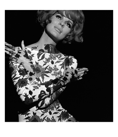 Floral Projection On Model, 1960S by John French Pricing Limited Edition Print image