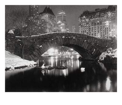 New York Pond In Winter by Bettmann Pricing Limited Edition Print image