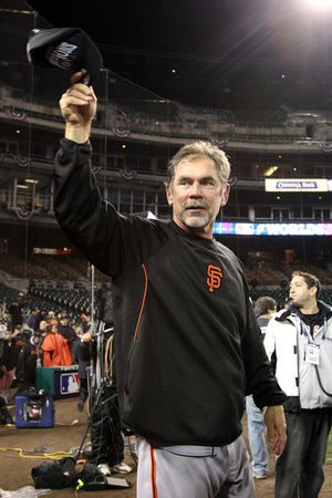 Detroit, Mi - October 28: Detroit Tigers V San Francisco Giants - Bruce Bochy by Christian Petersen Pricing Limited Edition Print image