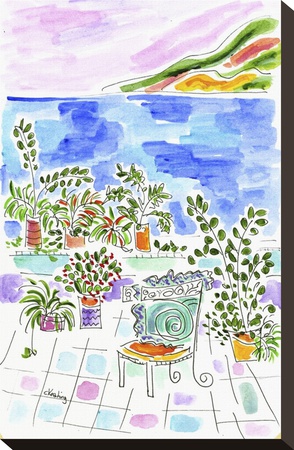 Waterfront Terrace by Christina Keating Pricing Limited Edition Print image