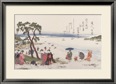 Beach At Low Tide by Utamaro Kitagawa Pricing Limited Edition Print image