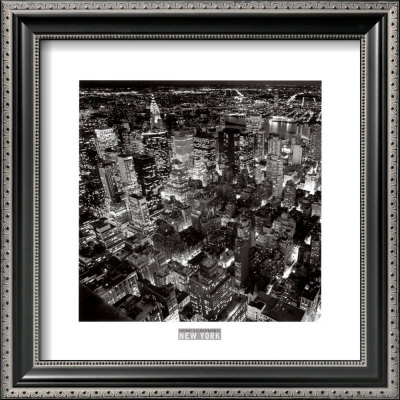 New York By Night by Henri Silberman Pricing Limited Edition Print image
