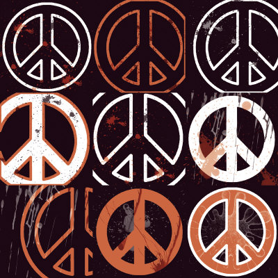 Peace Mantra (Orange) by Erin Clark Pricing Limited Edition Print image