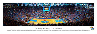 University Of Kansas Basketball by James Blakeway Pricing Limited Edition Print image