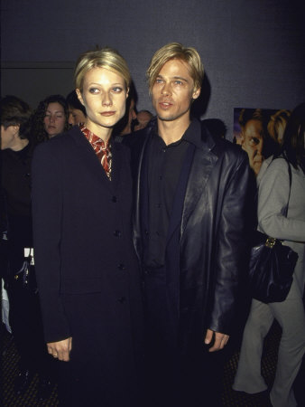 Actors Gwyneth Paltrow And Brad Pitt At Film Premiere Of His The Devil's Own by Marion Curtis Pricing Limited Edition Print image
