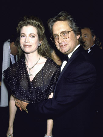 Actor Michael Douglas And Wife Diandra by David Mcgough Pricing Limited Edition Print image