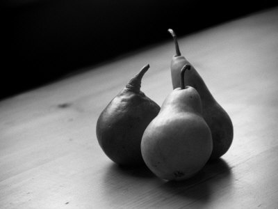 Three Pears On Table by Bob Cornelis Pricing Limited Edition Print image