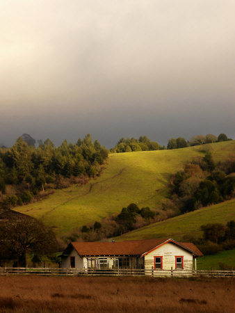 Prairie Farmhouse, California, Usa by Bob Cornelis Pricing Limited Edition Print image