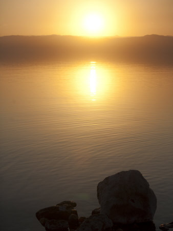 Sunset Over The Dead Sea by Taylor S. Kennedy Pricing Limited Edition Print image