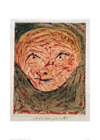 Mask - Old Woman by Paul Klee Pricing Limited Edition Print image
