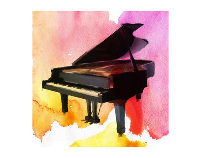 Colorful Piano by Irena Orlov Pricing Limited Edition Print image