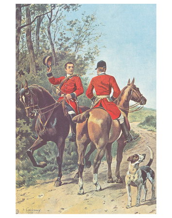 Hunting Team (1892) by J. Condamy Pricing Limited Edition Print image