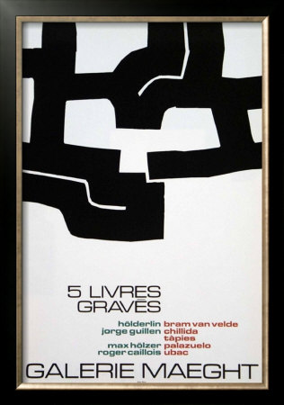 Cinq Livres Graves, 1974 by Eduardo Chillida Pricing Limited Edition Print image