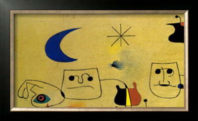Women At Night, 1946 by Joan Miro Pricing Limited Edition Print image