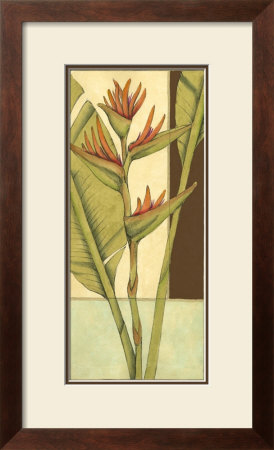 Tropical Flower Panel Ii by Jennifer Goldberger Pricing Limited Edition Print image