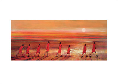 Samburu Sunset by Jonathan Sanders Pricing Limited Edition Print image