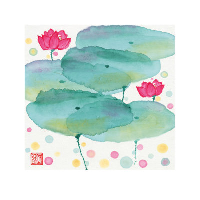 Lotus Rhythm Ii by Guo-Jian Yuan Pricing Limited Edition Print image