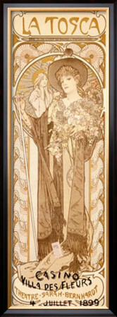 Mucha La Tosca Casino Poster by Alphonse Mucha Pricing Limited Edition Print image