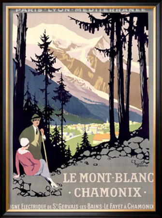 Mont Blanc, Chamonix by Roger Broders Pricing Limited Edition Print image