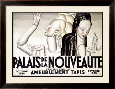 Palais De La Nouveaute, 1925 by Jean Dupas Pricing Limited Edition Print image