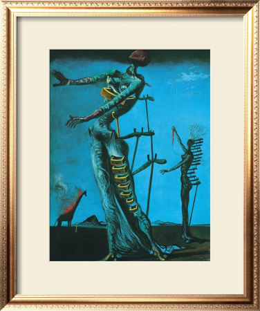 Giraffe On Fire, 1937 by Salvador Dalí Pricing Limited Edition Print image