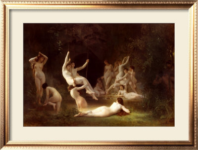 Nymphaeum, 1878 by William Adolphe Bouguereau Pricing Limited Edition Print image
