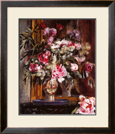 Peonies Lilacs And Tulips by Pierre-Auguste Renoir Pricing Limited Edition Print image