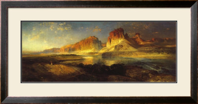 Nearing Camp On The Upper Colorado River by Thomas Moran Pricing Limited Edition Print image