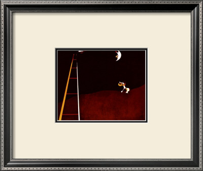 Dog Barking At The Moon by Joan Miró Pricing Limited Edition Print image