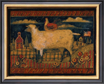 Farmhouse Sheep by Susan Winget Pricing Limited Edition Print image