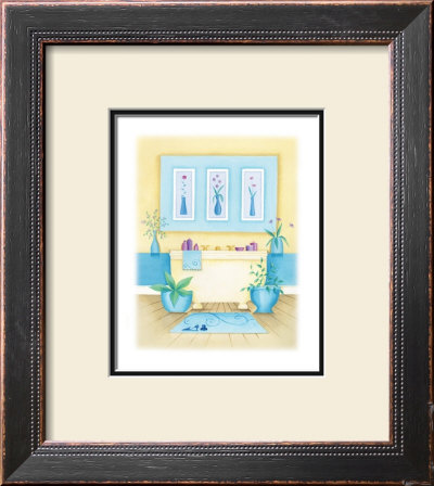 Cream Bathroom I by Alexandra Burnett Pricing Limited Edition Print image
